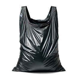 Worki na śmieci z USZAMI BARDZO MOCNE 160L (rolka 10szt) - czarne