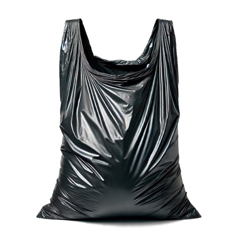 Worki na śmieci z USZAMI BARDZO MOCNE 160L (rolka 10szt) - czarne