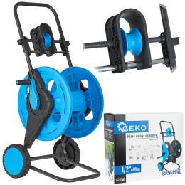 Wózek z prowadnicą na wąż ogrodowy 1/2