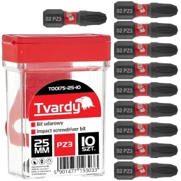 Bit udarowy PZ3 25mm S2 - box (10/120)