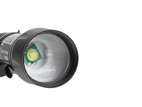 Latarka mini - taktyczna LED COB 10W 500mAh 500lm IPX5 - kartonik wystawowy (12/96)