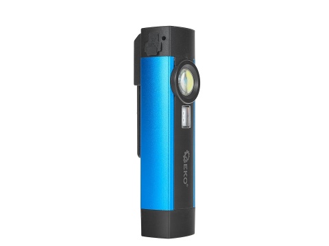 Latarka wielofunkcyjna z magnesem + UV LED COB 5W 2000mAh 300lm IP54 - kartonik wystawowy (12/96)