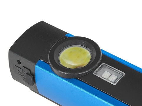 Latarka wielofunkcyjna z magnesem + UV LED COB 5W 2000mAh 300lm IP54 - kartonik wystawowy (12/96)