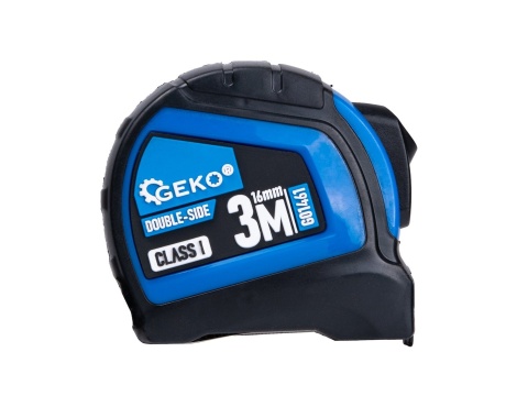 Miara zwijana nylon dwustronna z autostopem 3m/16mm KLASA I - kartonik wystawowy (12/120)