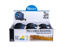 Miara zwijana nylon dwustronna z autostopem 3m/16mm KLASA I - kartonik wystawowy (12/120)