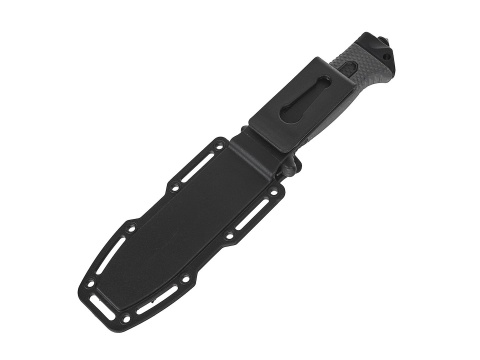 Nóż taktyczny 275/135mm z kaburą BLACK SURVIVAL SERIES (6/24)