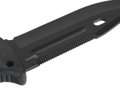 Nóż taktyczny 275/135mm z kaburą BLACK SURVIVAL SERIES (6/24)