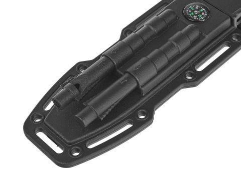 Nóż taktyczny 275/135mm z kaburą BLACK SURVIVAL SERIES (6/24)