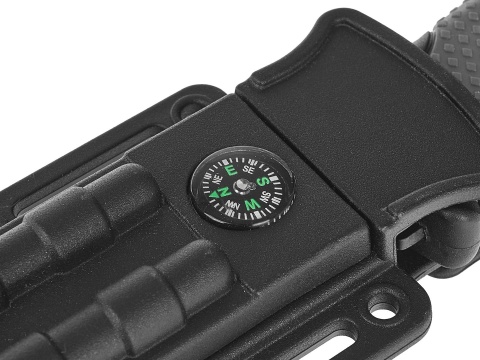 Nóż taktyczny 275/135mm z kaburą BLACK SURVIVAL SERIES (6/24)