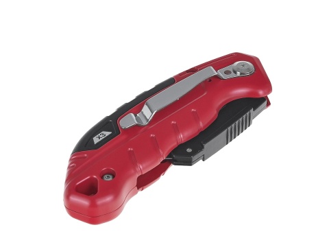 Nożyk składany FASTFOLD z ostrzem trapezowym 60x19x0.6mm SK2H TVARDY - kartonik wystawowy (12/96)