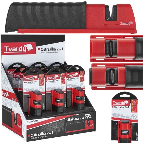 Ostrzałka do noży i siekier 2w1 - kartonik wystawowy (12/48)