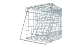 Pułapka żywołapka metalowa składana na kuny, łasice i szczury 60x21x18cm (8)