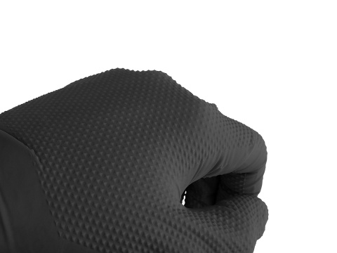 Rękawice nitrylowe SOLID GRIP 50szt. r. L czarne (10)