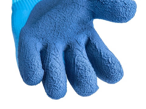 Rękawice robocze wodoodporne ocieplane r. 10 /jersey - lateks/ (12/120)