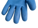 Rękawice robocze wodoodporne ocieplane zimowe r. 11 /bawełna - lateks/ (12/120)