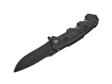 Scyzoryk taktyczny 200/85mm BLACK SURVIVAL SERIES (12/72)