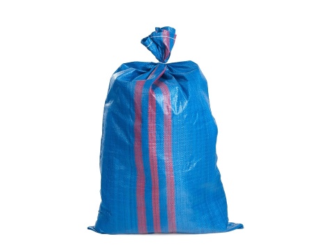 Worek polipropylenowy 65x105cm 50kg /Niebiesko-czerwony (100/500)