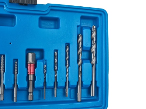 Wykrętaki do zerwanych śrub, nakrętek i szpilek 26el.(10)