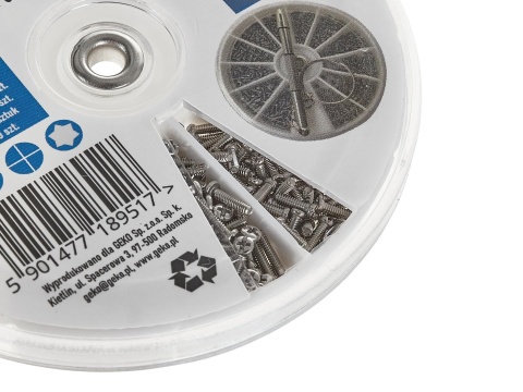 Zestaw śrubek do okularów i zegarków 1000szt. (125)