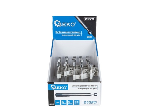 Chwytak magnetyczny teleskopowy 130-635mm typ. "długopis" - kartonik wystawowy (25/100)