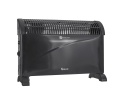 Grzejnik konwektorowy czarny z termostatem 2000W (1)