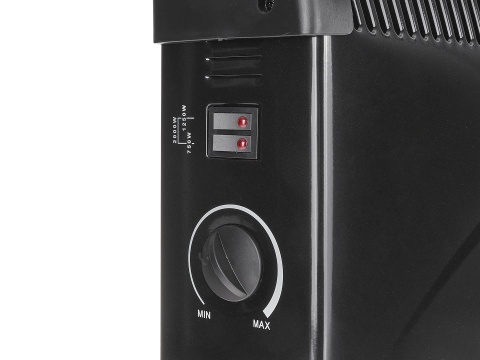 Grzejnik konwektorowy czarny z termostatem 2000W (1)
