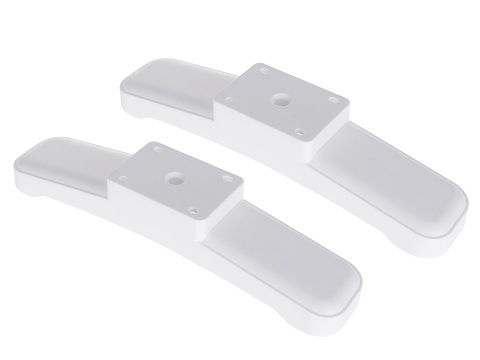 Grzejnik konwektorowy szklany biały z LCD, pilotem sterowania i WiFi 2500W (1)