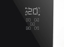Grzejnik konwektorowy szklany czarny z LCD, pilotem sterowania i WiFi 2500W (1)