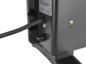 Grzejnik konwektorowy szklany czarny z LCD, pilotem sterowania i WiFi 2500W (1)