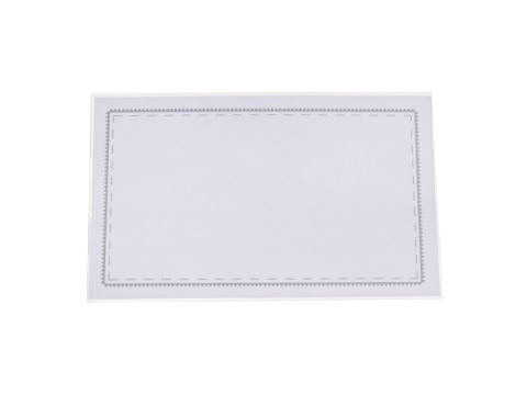 Identyfikator z klipsem i agrafką 90x56mm (10/2000)