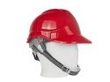Kask ochronny budowlany BHP regulowany - czerwony (50)