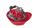 Kask ochronny budowlany BHP regulowany - czerwony (50)