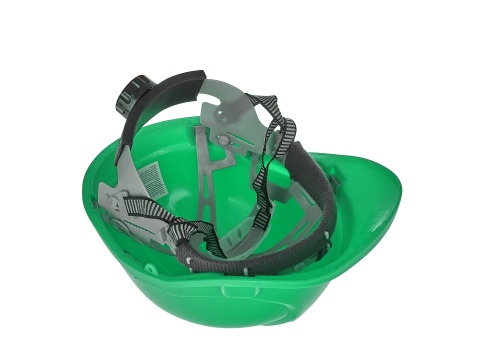 Kask ochronny budowlany BHP regulowany - zielony (50)