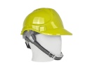 Kask ochronny budowlany BHP regulowany - żółty (50)