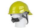 Kask ochronny budowlany BHP regulowany - żółty (50)