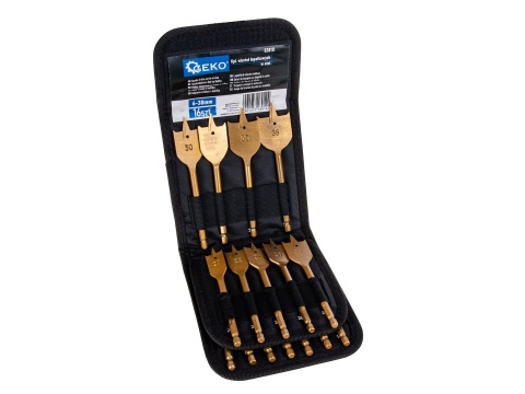Kpl. 16szt. wierteł łopatkowych w etui 6-38mm (10/20)