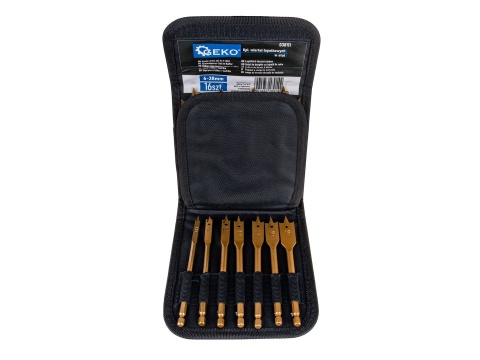 Kpl. 16szt. wierteł łopatkowych w etui 6-38mm (10/20)