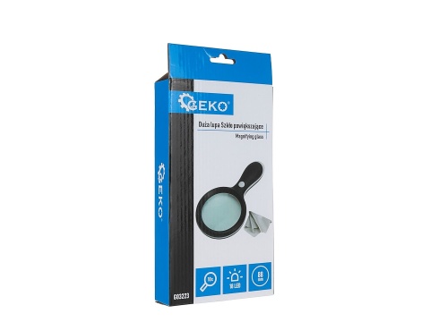 Lupa - szkło powiększające 88mm 10x 18LED (60)