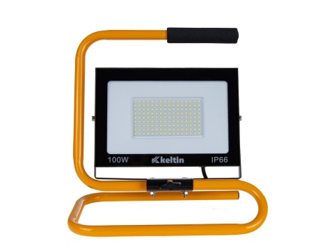 Naświetlacz LED 100W ze statywem budowlanym i przewodem - barwa biała neutralna 4500K (10)