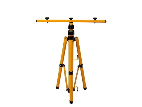 Naświetlacz LED 2x50W ze statywem budowlanym teleskopowym i przewodem - barwa biała neutralna 4500K (1)