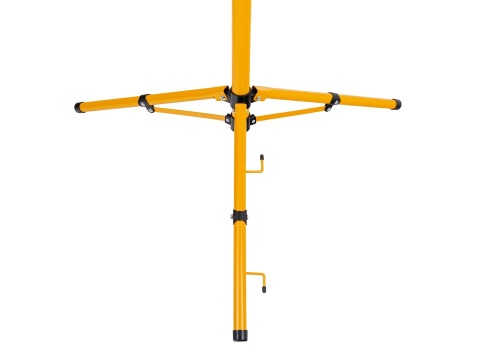 Naświetlacz LED 2x50W ze statywem budowlanym teleskopowym i przewodem - barwa biała neutralna 4500K (1)