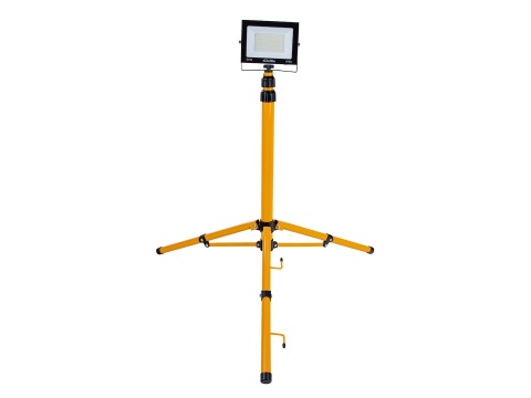 Naświetlacz LED 50W ze statywem budowlanym teleskopowym i przewodem - barwa biała neutralna 4500K (1)