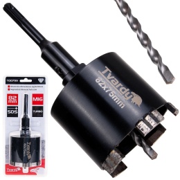 Otwornica diamentowa segmentowa turbo 82mm SDS Plus (20)