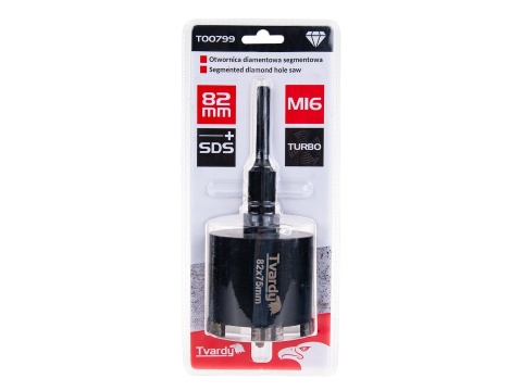 Otwornica diamentowa segmentowa turbo 82mm SDS Plus (20)