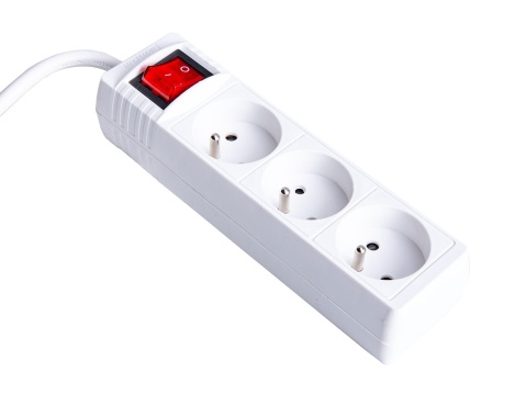 Przedłużacz elektryczny - listwa zasilająca biała 3 gniazda 5m (40)