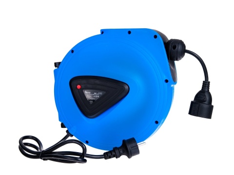 Przedłużacz elektryczny ze zwijakiem automatycznym 15m + 1,5m (4)