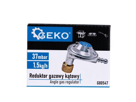 Reduktor gazowy kątowy 37mbar 1,5kg/h (50)