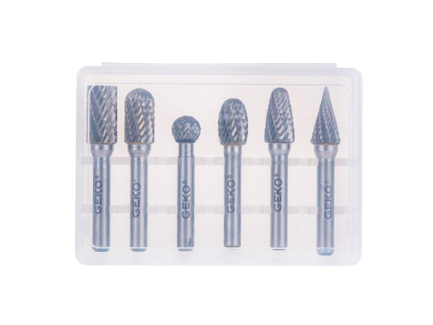 Zestaw frezów trzpieniowych do metalu 6mm 6el. (20/40)