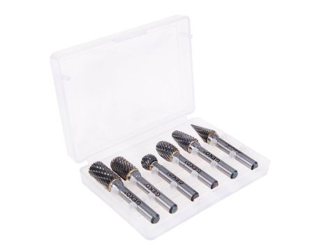 Zestaw frezów trzpieniowych do metalu 6mm 6el. (20/40)