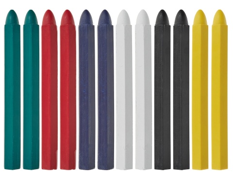 Kreda wodoodporna do opon mix kolor 12x120mm - zestaw 12szt. (120)